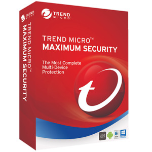 Trend Micro Maximum Security 2024 | 1/ 3/ 5/ 10 Geräte 1-3 Jahre | Neu | günstig