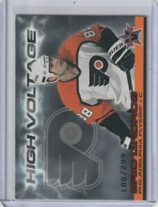 ERIC LINDROS 2000-01 VANGUARD HIGH VOLTAGE RED #26 (188/299) EXCELLENT NOT MINT