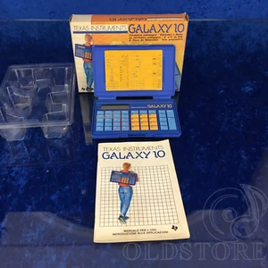 ►TEXAS INSTRUMENTS GALAXY 10◄ CALCOLATRICE PEDAGOGICA DA COLLEZIONE 1987 ITALY - Imagen 1 de 8