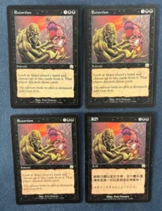 MTG 4X MERCADIAN MASQUES EXTORTION CHINESE + ENGLISH MAGIC THE GATHERING SORCERY - Picture 1 of 6