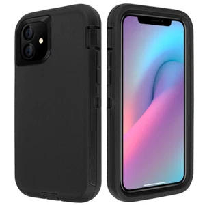 For Apple iPhone 11 Case Hybrid Rugged Heavy Duty Shockproof Hard 3-layer Cover - Picture 1 of 9