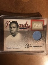 2010 Panini Century Collection Andre “Cycle” Dawson SP Patch Auto #ed 23/50! HOF