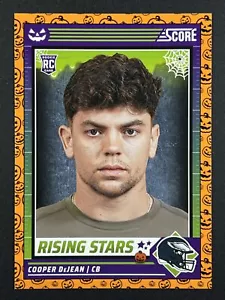 COOPER DEJEAN RC 2024 Score-A-Treat #13 Rising Stars Orange Pumpkins Eagles - Picture 1 of 2