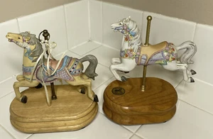 Caja de música para caballos colección carrusel/2 caballos - a la venta - Imagen 1 de 10