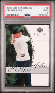 CRISTIE KERR RC - 2003 Upper Deck Renditions Golf PSA 9 MINT (None Higher) - Picture 1 of 2