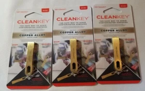 Lot of 3 Original CleanKey KeySmart Copper Alloy Keytouch - Picture 1 of 6