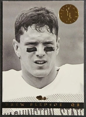 1993 Classic Images Four Sport #129 Drew Bledsoe Rookie RC New England Patriots - Image 1 of 2