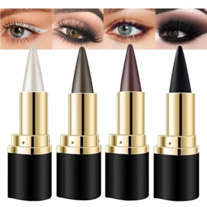 4Pcs Black Silver Grey Brown Gel Eyeliner Pencil Eye Black Face Paint Sticks Mak - Picture 1 of 12