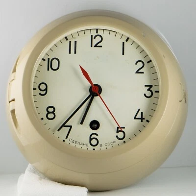 Reloj de pared submarino ruso CCCP barco náutico marino vintage CCCP Foto 1 de 4
