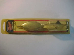 VINTAGE Mepps Giant killer spinner SILVER MINNOW 5/O HOOK NEW PACKAGE OLD STOCK - Picture 1 of 8