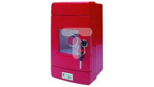 Przycisk wystający 1Z 1R czerwony w obudowie OBC pierścień niklowany SP22-WC-11/ - Bild 1 von 1