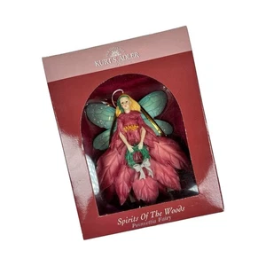 Kurt S. Adler Spirits of the Woods Poinsettia Fairy Ornament NEW In Box - Picture 1 of 10
