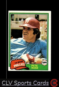 Philadelphia Phillies Pete Rose #180 Topps béisbol casi como nuevo o mejor - Imagen 1 de 2