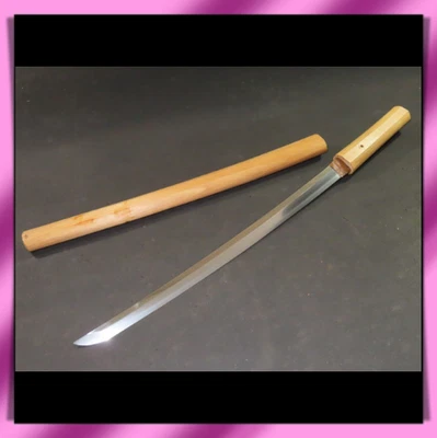Espada real japonesa Wakizashi 脇差 “Mumei” 無銘 44,0 cm Shirasaya KATANA 刀 Samurai Foto 1 de 4