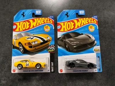 Hot Wheels 2025 - Ferrari 365 GTB4 Competizione And Ferrari SF90 Stadale Grey - Image 1 of 2