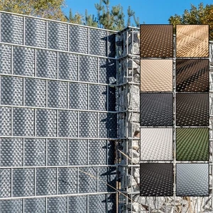 Polyrattan Sichtschutzstreifen Sichtschutz Doppelstabmatten Zaun RESTPOSTEN - Bild 1 von 17