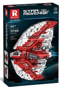 NISB Star Wars Ahsoka Tano's T-6 Jedi Shuttle MOC (5,749 pieces) Ships From US - Picture 1 of 10