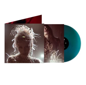 Miley Cyrus Signed Something Beautiful Exclusive Vinyl (Sea Blue) IN HAND! - Picture 1 of 3