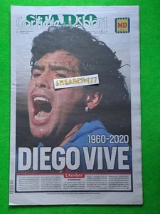 DIEGO ARMANDO MARADONA ITALIAN MAGAZINE CORRIERE DELLO SPORT STADIO 26//11/2020 - Foto 1 di 1