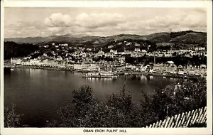 Oban Schottland Scotland 1958 Post Card General view from Pulpit Hill Totale - Bild 1 von 1