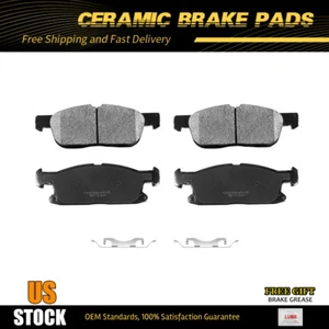 Front Ceramic Brake Pads Kit for Ford Edge Fusion Lincoln MKX MKZ w/ Hardware - Picture 1 of 6