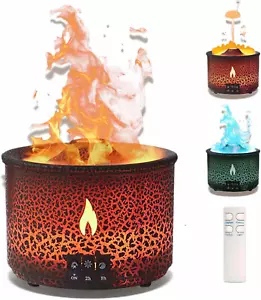 Volcano Humidifier Quiet Flame Diffuser: 300Ml Spray Humidifier with 2 Modes Fir - Picture 1 of 12