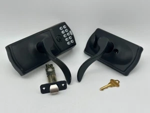 SCHLAGE FE595 CAM 622 Acc Keypad Entry with Flex Electronic Lock, Matte Black - Picture 1 of 3
