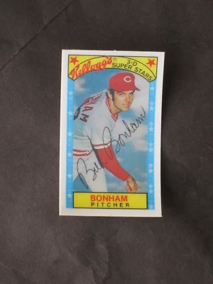1979 Kelloggs # 31 Bill Bonham 1 of 3 ERROR VARIATIONS READ DESCRIPTION MINT - Image 1 of 3