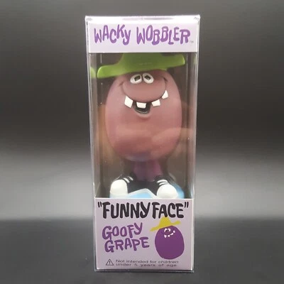 FUNKO CARA DIVERTIDA UVA GOOFY WACKY WOBBLER CABEZA BOBBLE + PROTECTOR Foto 1 de 4