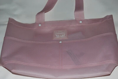 Brand New LEVIS Clear Tote Two Horse Pull Bag Light Pink - Image 1 of 2