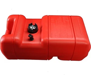 Boat Petrol Fuel TANK + Gauge Plastic Portable 22.7 Litre Suits Outboard Engines - Picture 1 of 3