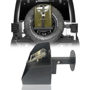 Spare Tire Jerry Can Tank Holder Tall Tray For 1997-2024 Jeep Wrangler TJ JK JL - Foto 1 di 12