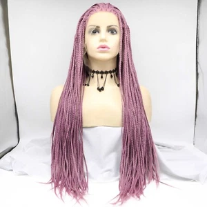 Box Braided Wig Full lace braids wig Senegalese Black Women, Hairstyle - Picture 1 of 6
