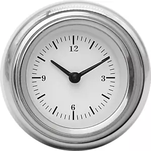 52-53 Ford Car Billet Aluminum Clock Insert w/Classic Instruments White Hot - Bild 1 von 3