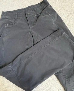 Kuhl Pants Womens 4 Regular Gray Casual Hiking Outdoor Comfort Pockets Khaki - Picture 1 of 18