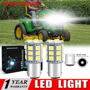 2 Lampadine Super LED PER fari Deere X520 X34 X540 trattorino prato giardino - Foto 1 di 11