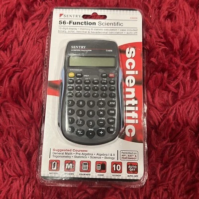 Sentry #CA656 56 Function Scientific Calculator Algebra Trigonometry Statistics - Image 1 of 2