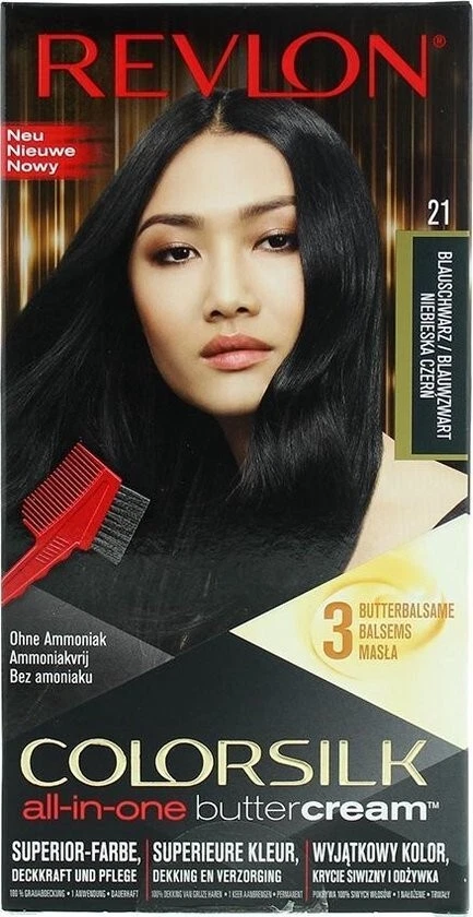 Revlon Luxurious Colorsilk all in one Buttercream Hair Color  21/12BB Blue Black - Bild 1 von 1