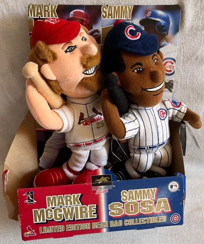 1998 MLB Mark McGwire & Sammy Sosa Limited Edition Bean Bag Collectibles Cover