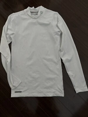 Medalist Capa Base Nivel 1 Hombre Cuello Redondo Manga Larga Blanco Pequeño Foto 1 de 2