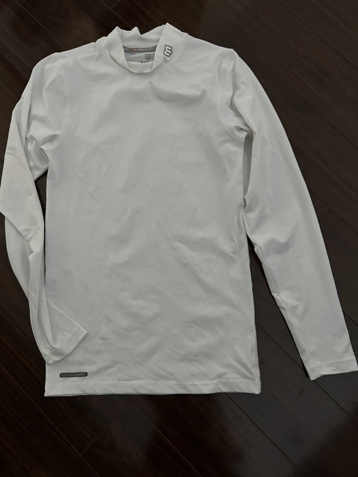 Medalist Capa Base Nivel 1 Hombre Cuello Redondo Manga Larga Blanco Mediano Foto 1 de 1