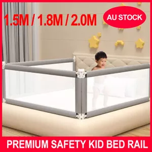 Kid Toddler Baby Bed Rail Guard Fence Safety BedRail Cot Guard Protect Child - Picture 1 of 19