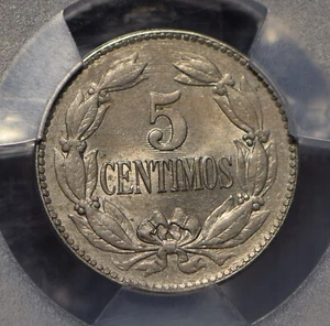 Venezuela 1936 5 Centimos Horse animal PCGS MS64 PC0683 combine shipping - Picture 1 of 3