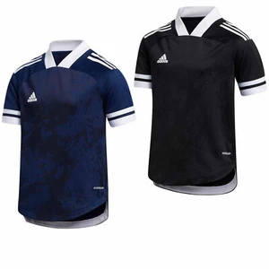 NEW Adidas Boys Athletic Short Sleeve Condivo 20 V Neck Soccer Training Jersey - Picture 1 of 4
