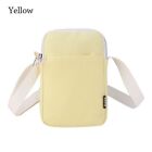 Simple Small Canvas Solid Color Shoulder Bag Crossbody Bag Handbag Phone Bag