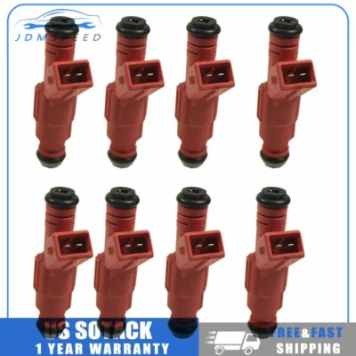 Inyectores de combustible 8 piezas 30 lb para Chevy Ford Pontiac V8 LS1 LT1 5,0 L 5,7 L 315 cc Foto 1 de 4