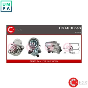 STARTER CST40103AS FOR TOYOTA SW4 SURF/HILUX LAND/CRUISER/PRADO/90/COLORADO 3.0L - Picture 1 of 9