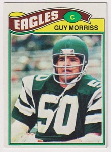 1977 Topps NFL #163 Guy Morriss Eagles Patriots - Picture 1 of 2