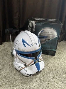 Star Wars Black Series Clone Captain Rex Premium Electronic Helmet Ahsoka NEW - Picture 1 of 13
