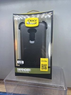 Genuine OTTERBOX DEFENDER RUGGED CASE/CLIP LG G FLEX LS995 SPRINT LS-995 BLACK - Image 1 of 4